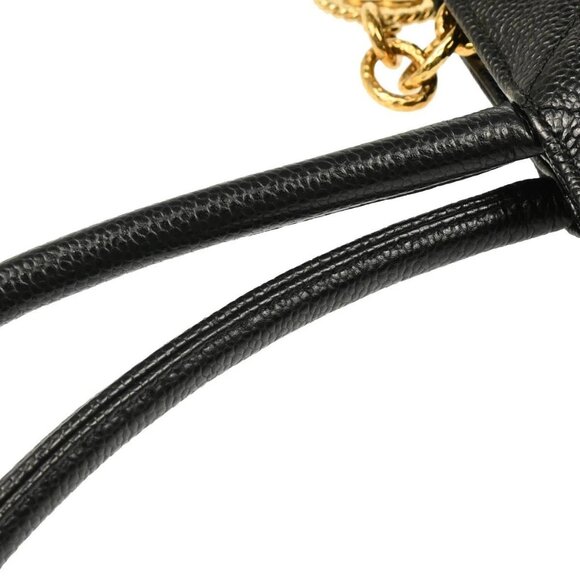 Chanel Black Calfskin Medallion Tote Handbag - Picture 5 of 12